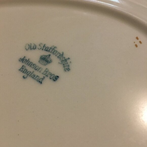 Vintage Old Staffordshire Johnson Bros England MARLOW Medium Serving Platter - Picture 6 of 14